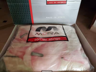 Original Mora Imperial Blanket – Made in Spain- Single Ply (Brand New)
