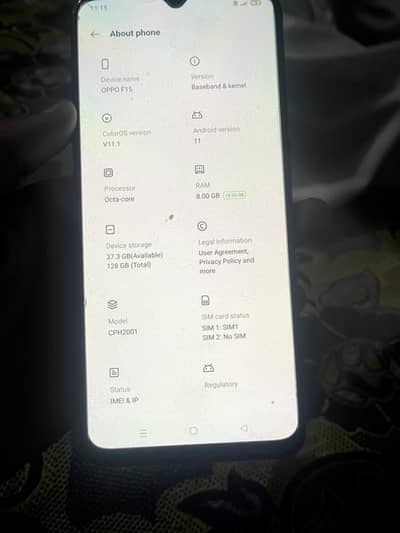 oppof15 box charger not original