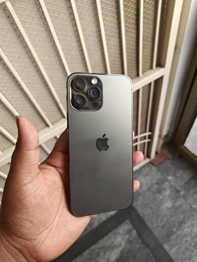 13 PRO MAX NON PTA FECTORY 256GB E-SIM TIME baki EXCHANGE POSSIBLE