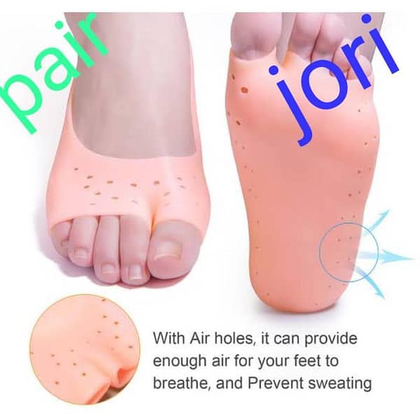 Anti Crack Full Length Silicone Foot Protector For Foot-Care and Heel Cracks