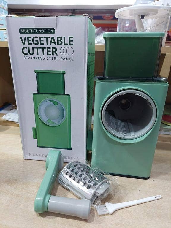 Vegetable Slicer Manual Kitchen Grater Vegetable Chopper 3 in 1 Round Mandolin Cutter Potato Spiralizer Household Gadgets