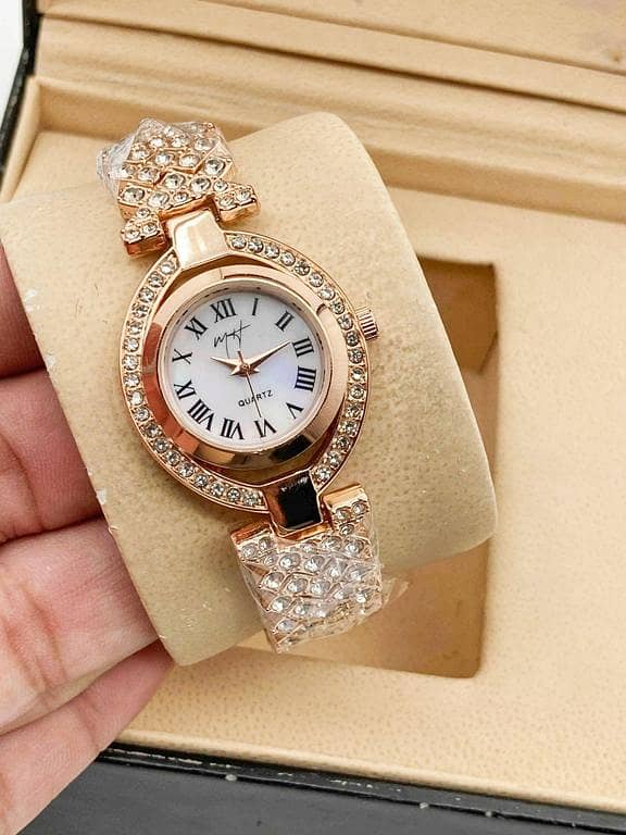 Analog Stainless Steel Multi Plated Women's Watch (Multi Dial Multi Colored Strap)