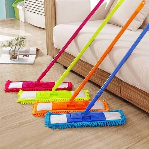 Floor Mop Microfiber with Extendable and Adjustable Steel Rod