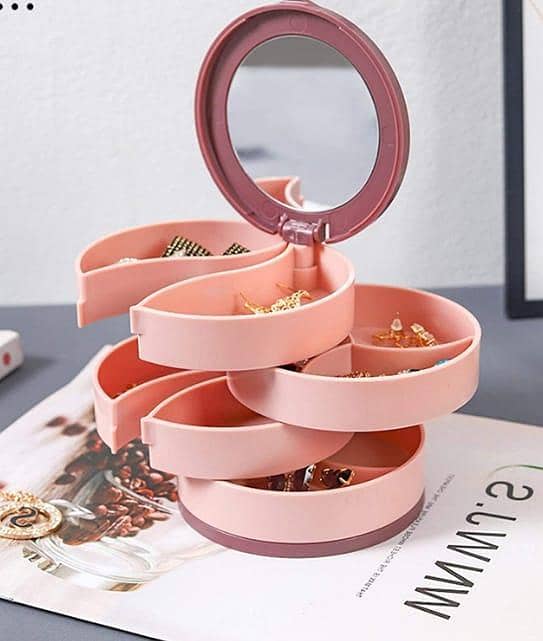New Round 4-Layer Jewellery Organizer