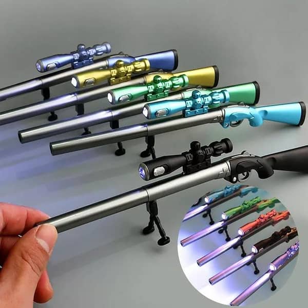 Creative Shape LED Light Gel Pen Black Refill Lipstick Gem Pens Pom Pom Pens Doll Pens Stationery