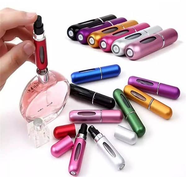 High quality Portable mini perfume refill travel size bottles with spray, cent pump/ refillable perfume bottle