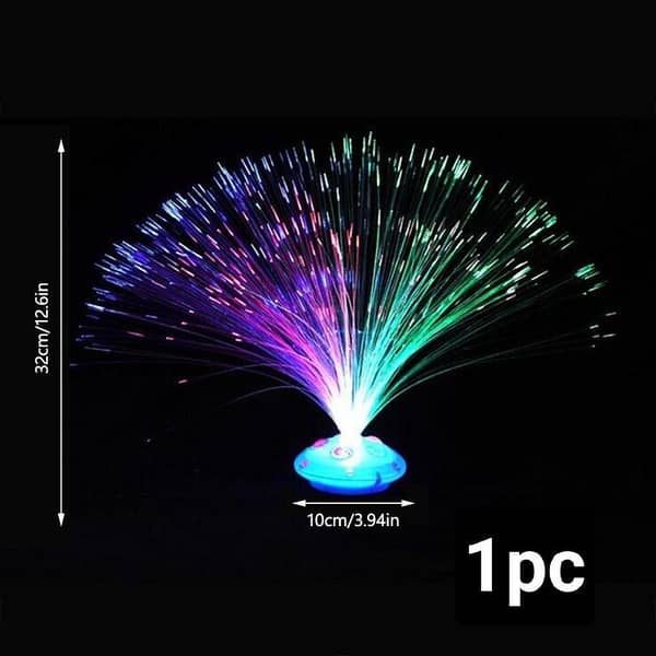 Colored LED Fiber Optic Night Lamp for Christmas, Weddings and Kids’ Rooms