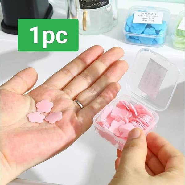 Paper Soap Mini Box: Travel-Sized Soap Sheets for Easy Hand Cleaning