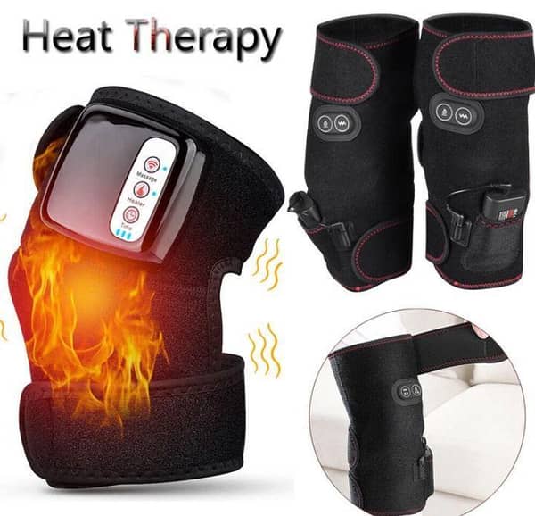 Electric Heating Knee Pad Massager for Joint Relief and Pain Therapy