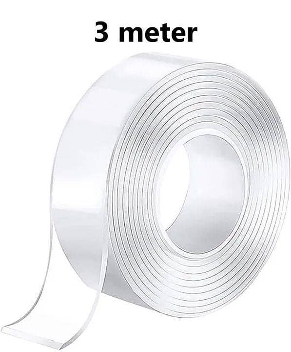 Nano Tape Balloon DIY Kit: Double-Sided Tape Roll for Crafting Balloons and Decorations (3 m x 1 in)