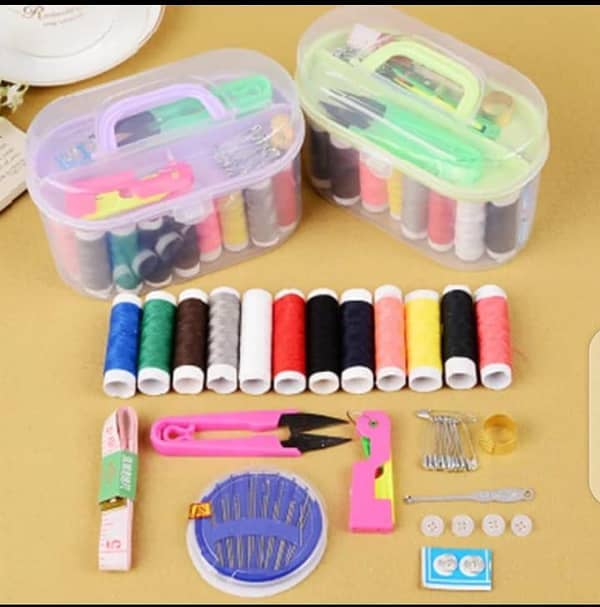 1 Set/Box Convenient Practical Household Sewing Kit – Hand Suture Portable Sewing Box