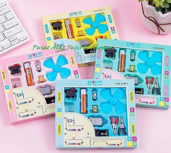 Electronic Science Project Kit for Kids: Light-Controlled Fan Circuit DIY Educational Kit