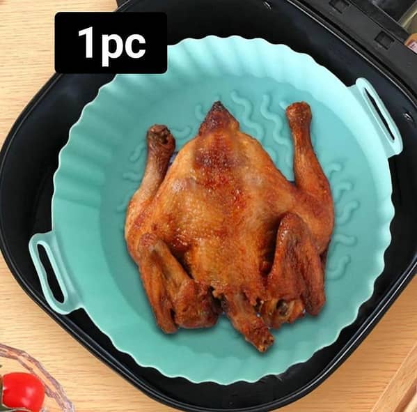 Air Fryer Silicone Liners – Reusable Non-Stick Pot for Air Fryer Basket