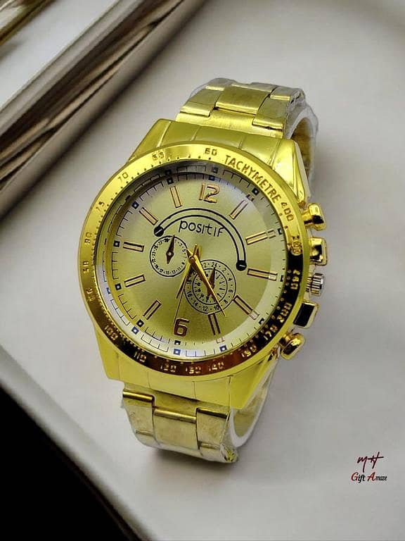 Fashion Men’s Stainless Steel Wristwatch with Calendar and Luminous Dial – Business Casual