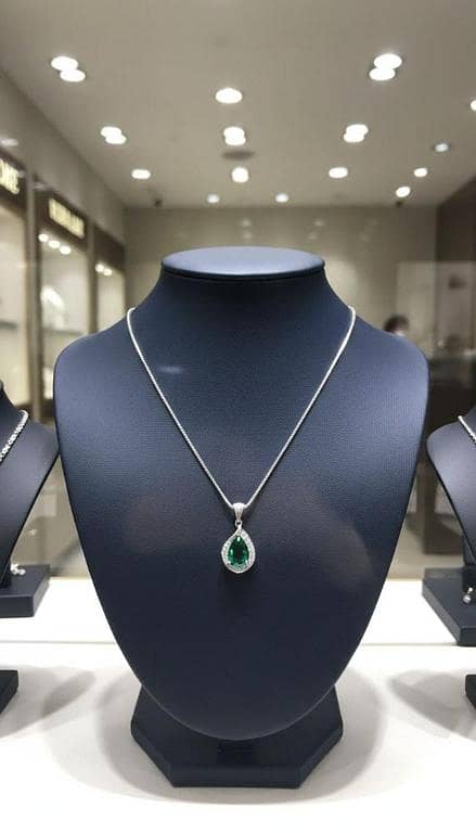 18K Gold Dainty Droplet Necklace – Minimalist Beaded Fringe Choker.