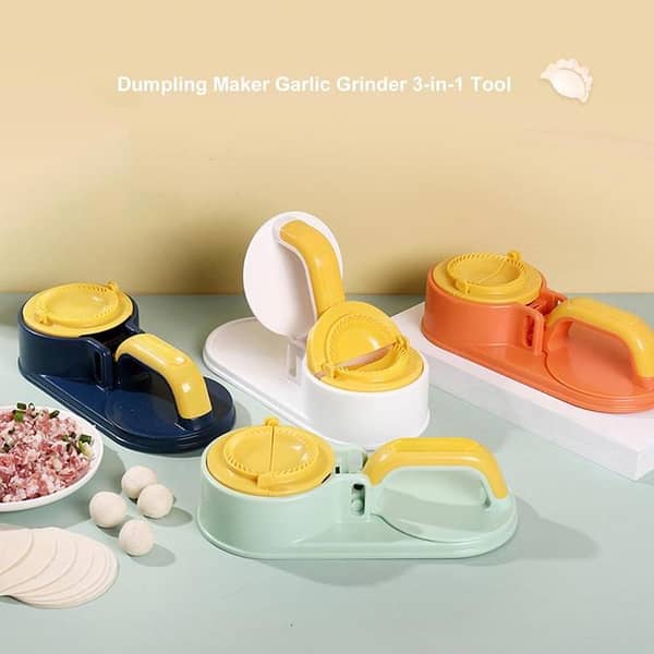 Kitchen Dumpling Press Mold 2-in-1 Gadgets Multifunctional Steamed Stuffed Bun DIY Making Tool