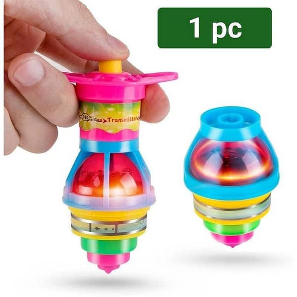 LED Flashing Spinning Top 2024 Hot Light Up Gyroscope Spinner Tops Flash Peg-Top Spinner For Children Classic Kids Toys Luminous