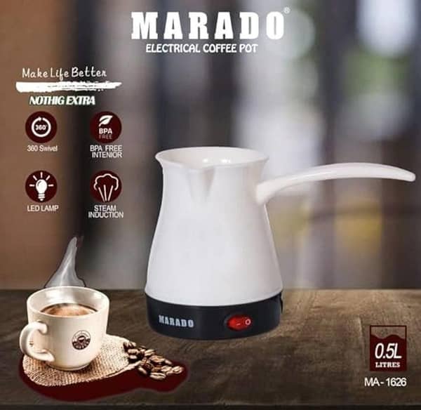 Original Mocha Cup 600W Electric Coffee Maker Stainless Steels Turkish Style Coffee Maker 500ml Electric Kettle High Quality Stainless Steel Not Rusty