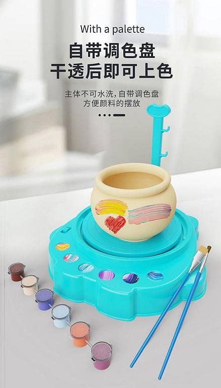 Electric Pottery Machine Soft Clay Clay Suit Children Diy Hand Made Color Drawing Machine Kindergarten Toys