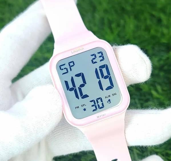 New Fashion LED Digital Electronic Mens Women Student Outdoor Waterproof MultiFunction Astronaut Alarm Clock Stop Watch