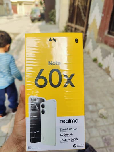 Real me note 60x just box upon