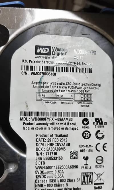 3TB Harddisk
