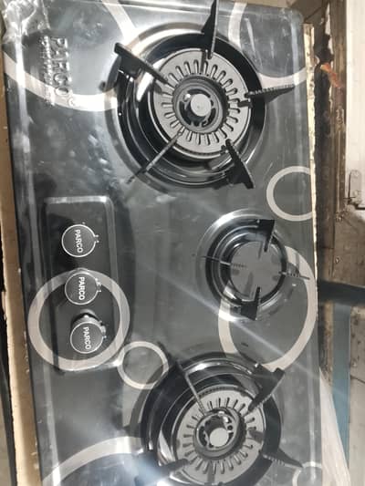 PARCO THREE BURNER STEEL HOB