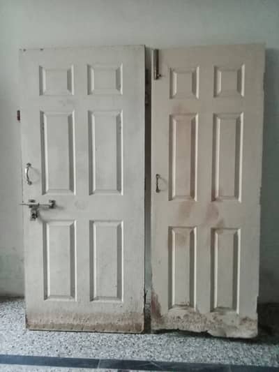 Two room doors