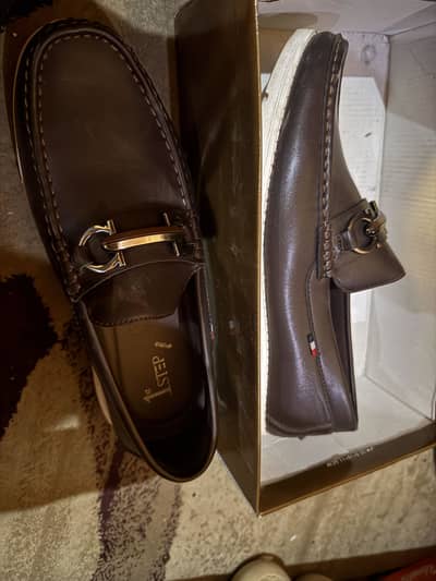 First step shoes brown color