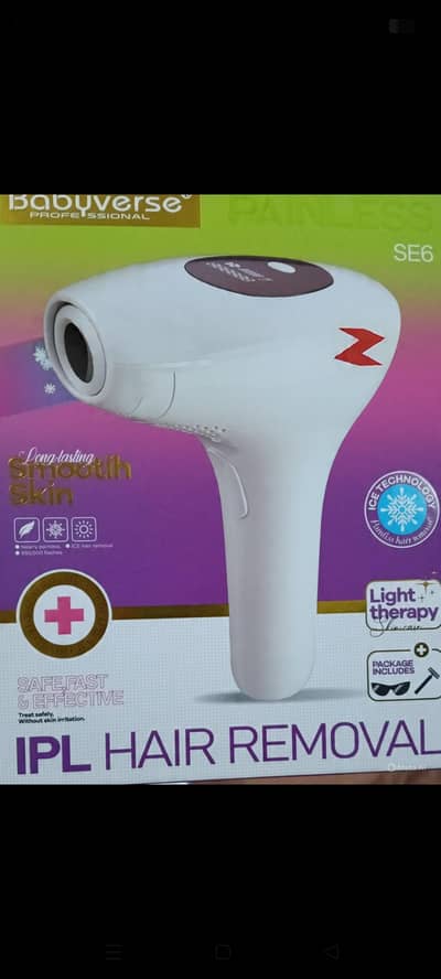 Babyverse IPL laser Hair Removal SE6