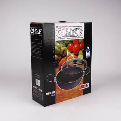 Chef Non-Stick Karahi/ Wok - 32 cm