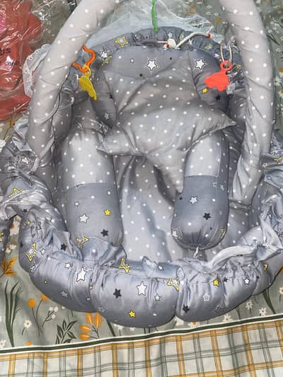 Baby sleeping/snuggle bed accessories 9PCs set