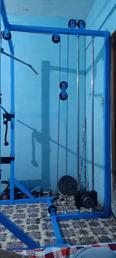 squats rack+pulldown+power rack