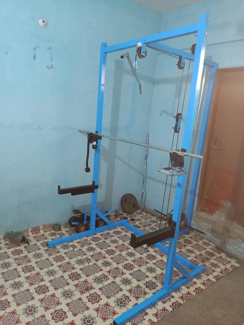 squats rack+pulldown+power rack 2