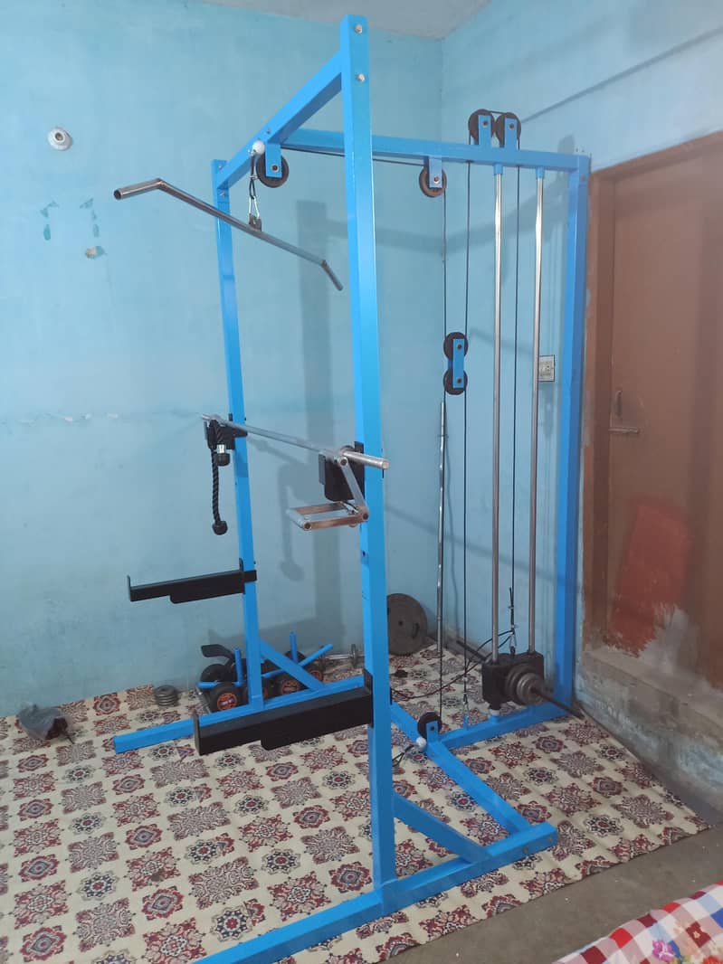 squats rack+pulldown+power rack 3