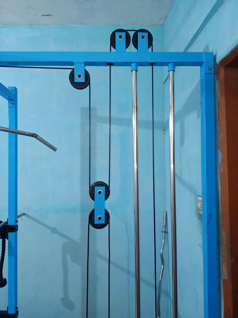 squats rack+pulldown+power rack 4