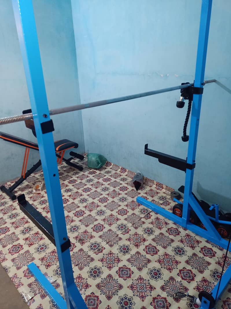 squats rack+pulldown+power rack 6