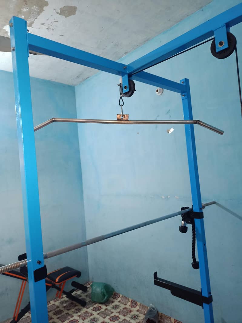 squats rack+pulldown+power rack 7