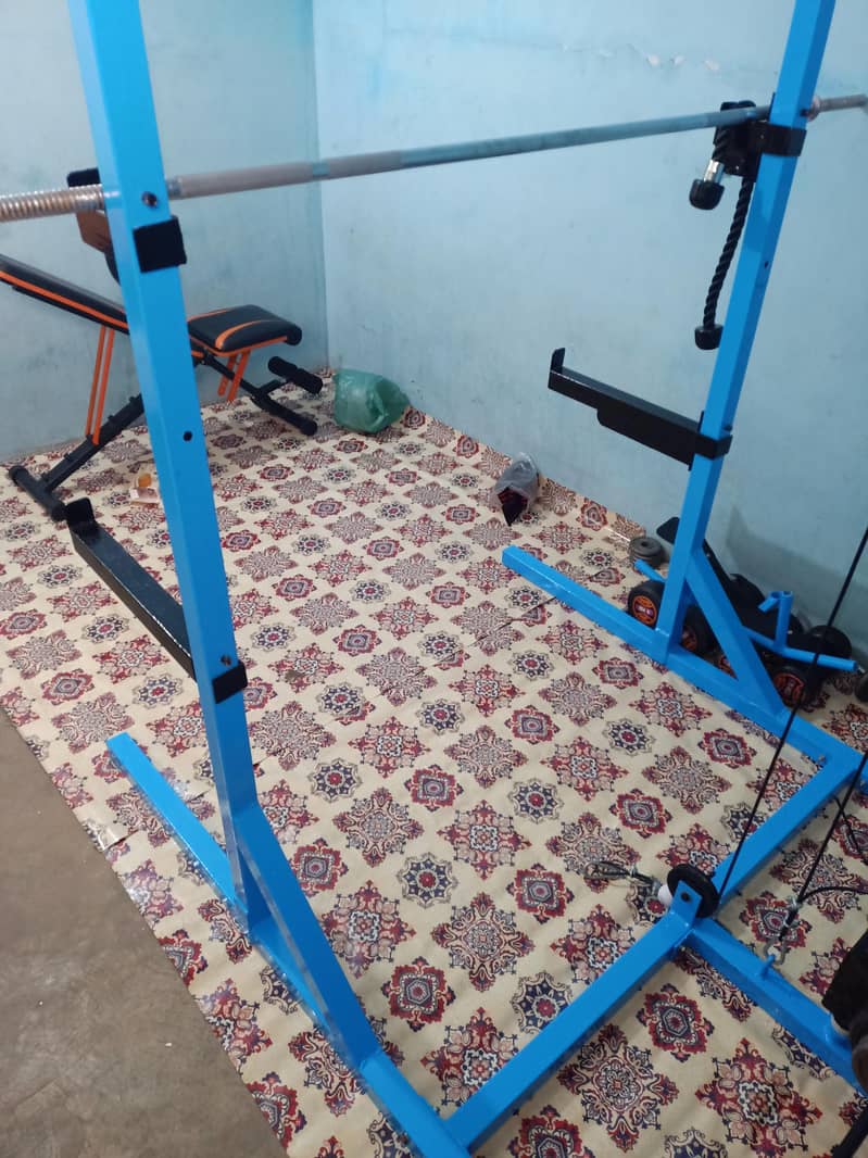 squats rack+pulldown+power rack 9