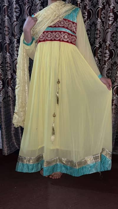 frock trouser dupatta