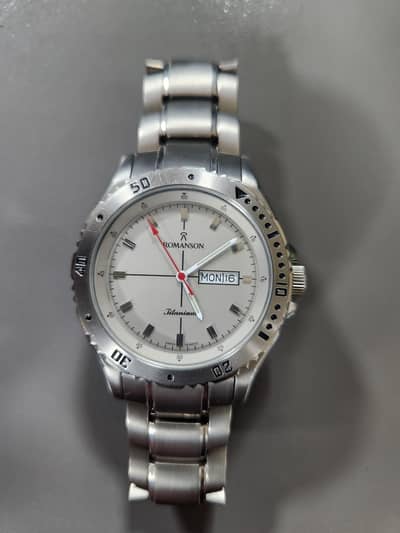 Romansun Opus Quartz Watch all Titanium body and Sapphire crystal.