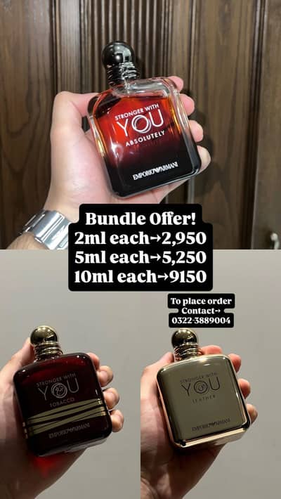 Premium perfume decants