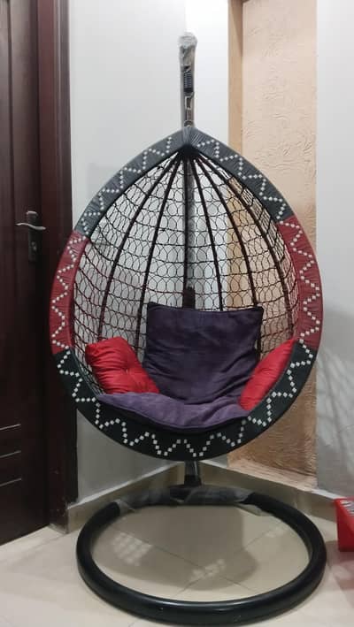 black stylish metal swing for sale