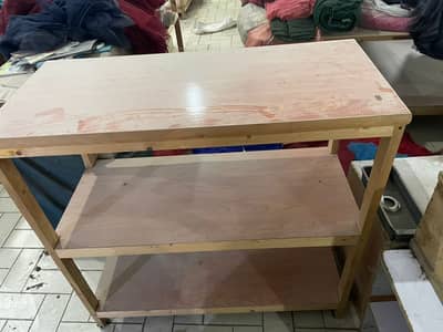 Brand New Lasani Wood Cutting Tables – Fine Borders, 2 Tables