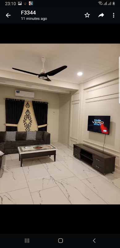 Par Day and short Time One and Two BeD Room appaertment Available for rent Bahria Town Phase 4 and 6 Empire Heights 2 family apartment any time available