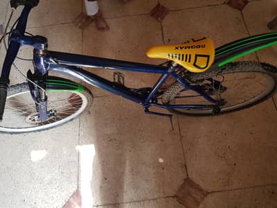 7/10 condition, bicycle has gear,cleany and shiny,handle bearing issue