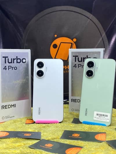 Redmi Turbo 4 Pro 12/256 & 16/256 – Box Pack – Non PTA Non Active