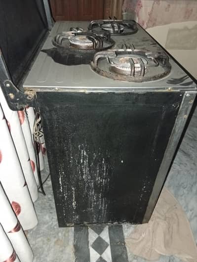 Cooking range 3 burnel