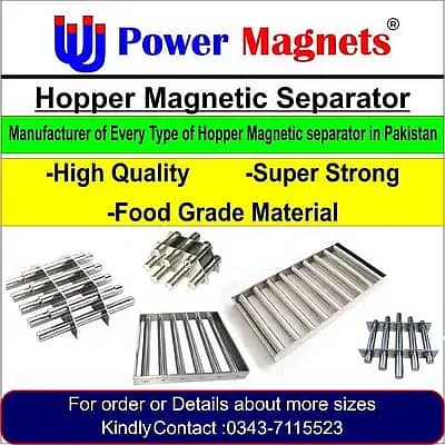 Industrial Magnetic Separators in Pakistan at low price manufacturer