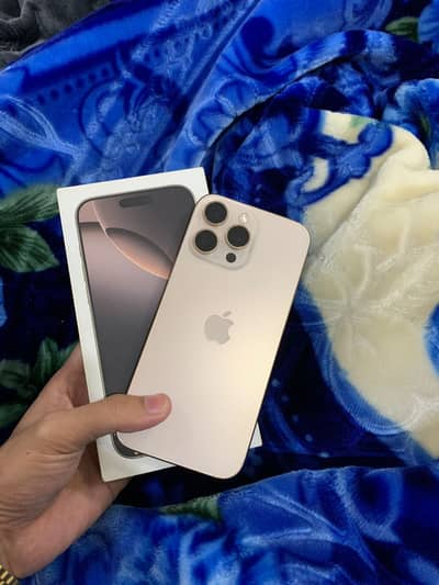 iPhone 16 pro max jv 256gb complete box